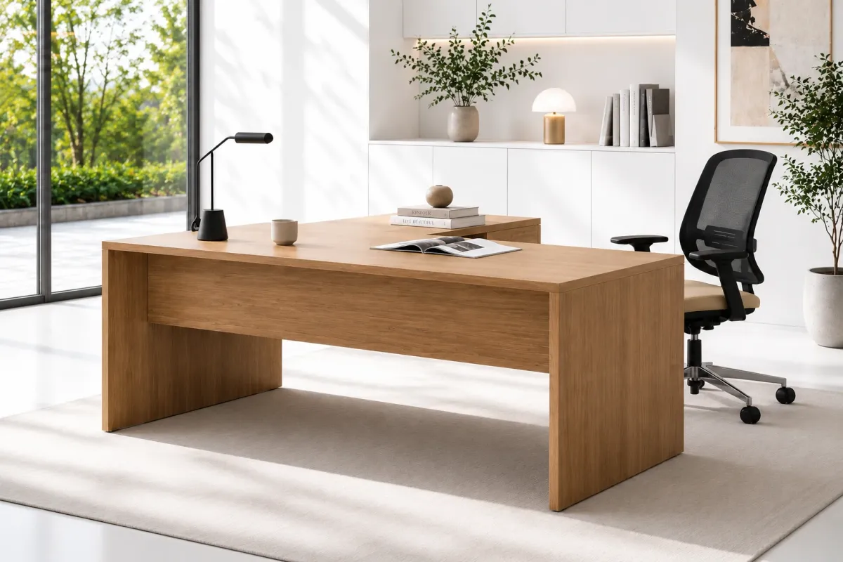 Wooden Executive Office Desk